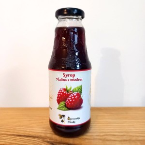 Syrop malinowy na miodzie
